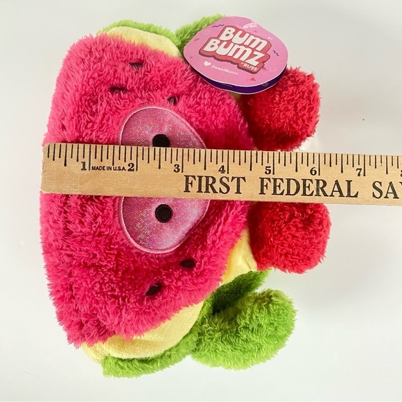 Bum Bumz Weston The Watermelon 7.5" Plush Sweetbumz Collection NWT - Picture 10 of 11